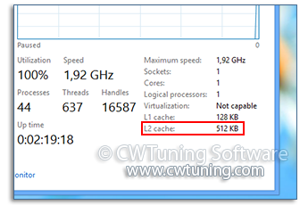 CPU Second Level Cache - WinTuning Utilities: Optimize, boost, maintain and recovery Windows 7, 10, 8 - All-in-One Utility