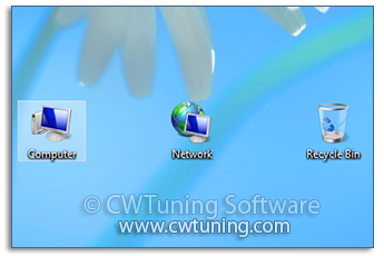 Hide «Computer» icon on the desktop - WinTuning Utilities: Optimize, boost, maintain and recovery Windows 7, 10, 8 - All-in-One Utility
