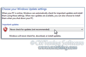 Remove links and access to «Windows Update» - WinTuning Utilities: Optimize, boost, maintain and recovery Windows 7, 10, 8 - All-in-One Utility
