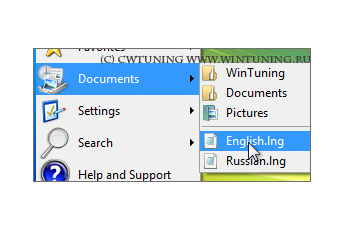 Remove «Recent Items» item - This tweak fits for Windows Vista