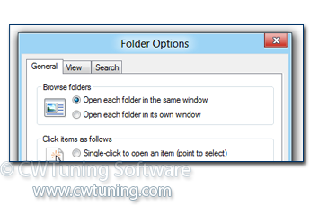 WinTuning 8: Optimize, boost, maintain and recovery Windows 8 - All-in-One Utility - Disable folder Options menu