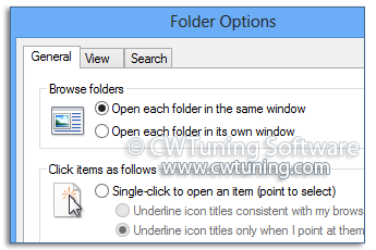 WinTuning: Tweak and Optimize Windows 7, 10, 8 - Disable folder Options menu