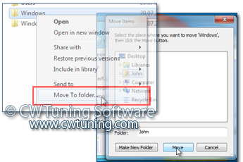 Add «Move To folder...» item - This tweak fits for Windows 7