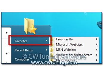 Remove «Favorites» item - This tweak fits for Windows 7