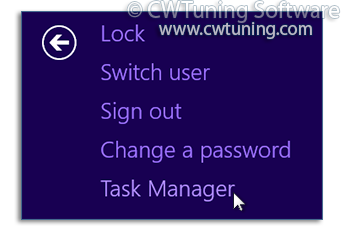 Remove «Start Task Manager» item - This tweak fits for Windows 8