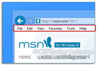 Show main menu - This tweak fits for Windows 8