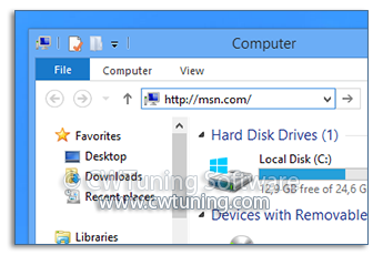 Open links from third-party software - This tweak fits for Windows 8