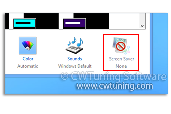 Disable «Screen Saver» button - This tweak fits for Windows 8