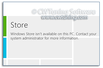 Remove Windows Store - This tweak fits for Windows 8