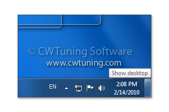 WinTuning 7: Optimize, boost, maintain and recovery Windows 7 - All-in-One Utility - Change desktop preview mouse hover delay (Aero Peek)