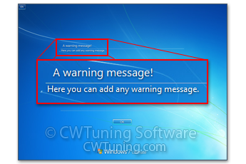 WinTuning 7: Optimize, boost, maintain and recovery Windows 7 - All-in-One Utility - Enable Legal Notice Dialog Box before Logon